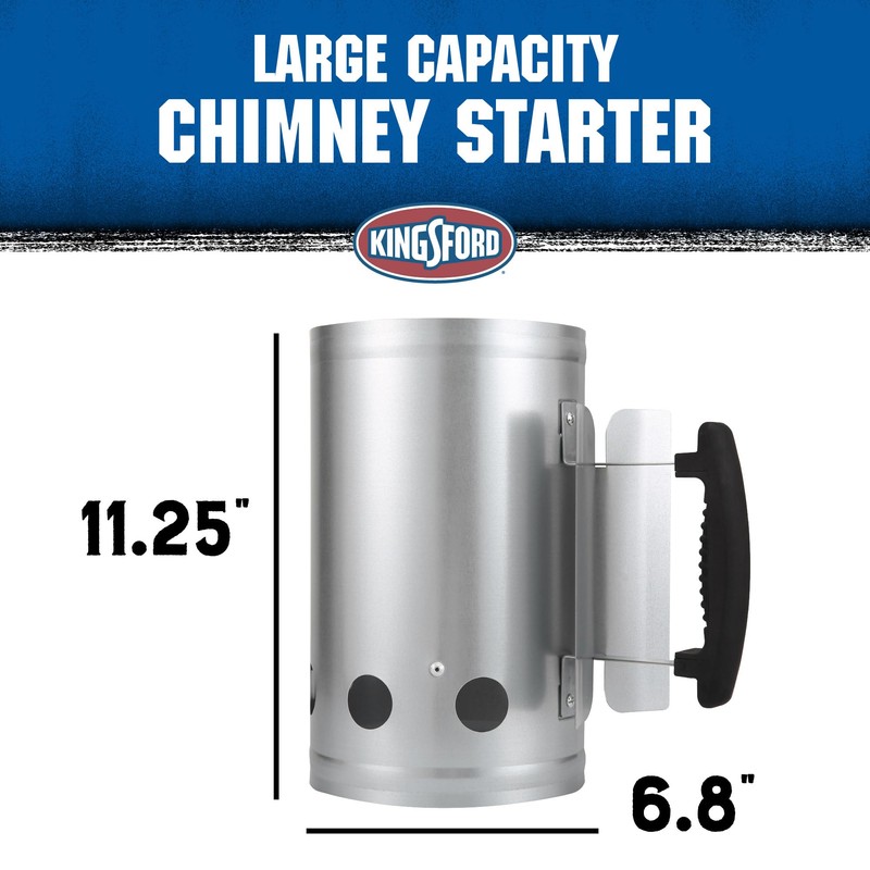 KINGSFORD Heavy Duty Deluxe Charcoal Chimney Starter | BBQ Chimney