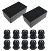 Eruceky Pack of 2 Electronic Junction Box, Project Box, Electronic,