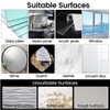 VESTURA Adhesive Screw Hooks for Wall Without Drilling, Adhesive Screw