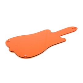 Dental Office Chair Side Molar Tooth Shaped Hand Mirror (Orange/Light Cure)