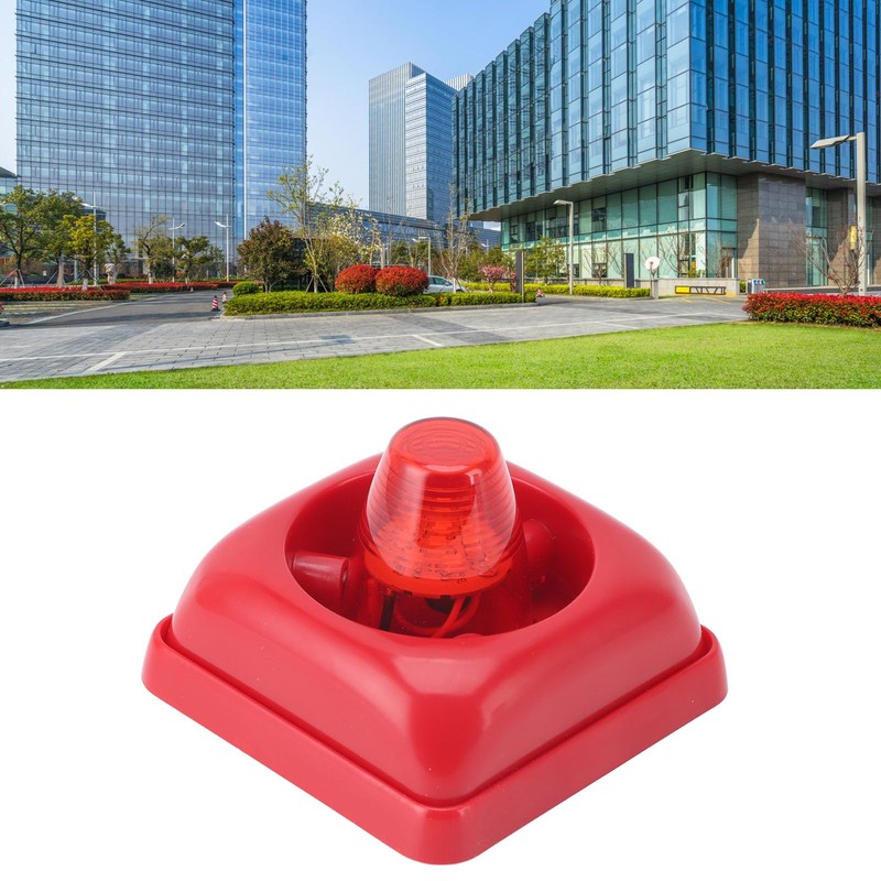 DC12V 24V Strobe Siren, Industrial Warning Light and Sound, Emergency