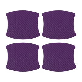 INFINAUTO 3D Car Door Handle Scratch Protector, 84x94mm Car Door Handle Protective Film Purple, 4 Pcs
