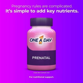 One A Day Vitaminas Prenatal Con Ácido Fólico 120 Gomitas