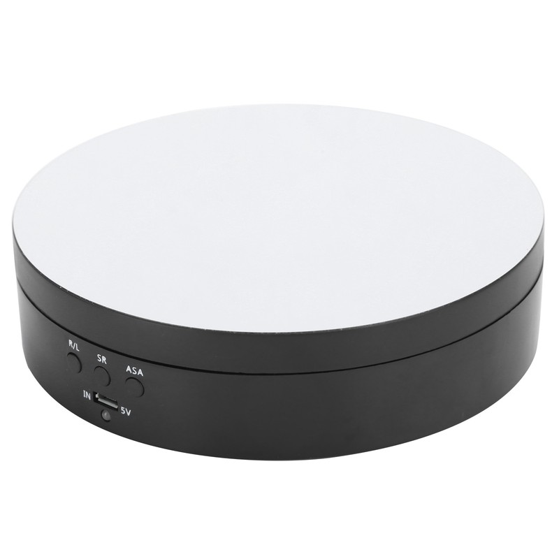 3 Speeds Electric Rotating Display Stand 360 Degree Turntable Jewelry