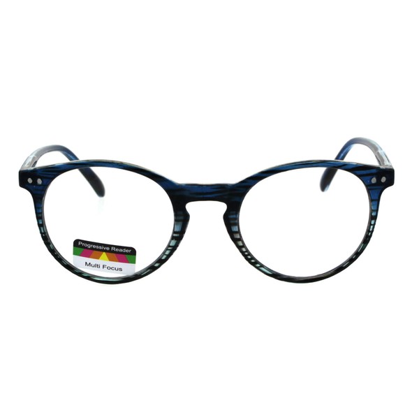 Gafas de lectura progresiva trifocales progresivas con agujero redondo de