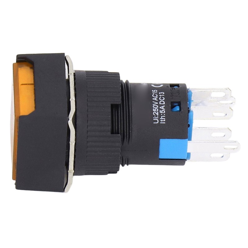 25Pcs Squares Push Button Switch 8 Pin Self Locking Switches