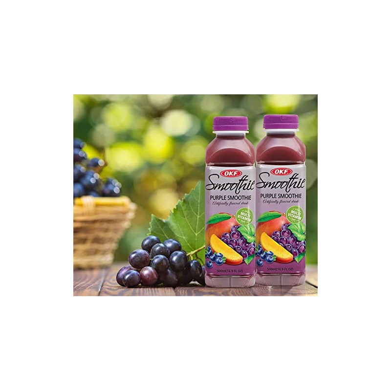 OKF Smoothie, Purple, 16.9 Fluid Ounce (Pack of 20)