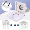 FEITON Bathroom Fan with Light Exhaust Fan Ceiling Mount Vent