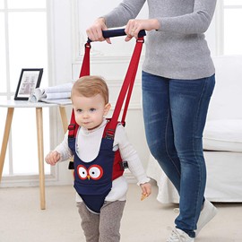 Toddler Baby Walking Harness Assistant Belt Kids Handheld Learning Walk Helper Support Trainer Tool (Adjustable - Green, 6-24 Months)