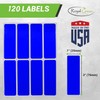 Royal Green 7.5cm x 2.5cm Labels for File folders Olive