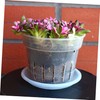 Kisangel 9pcs Orchid Pots Use Breathable Design Drainage Holes for