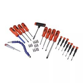 Pittsburgh 32 PIECE PRECISION MAGNETIC SCREWDRIVER SET HOBBIES, CASE NEW Crafts Household