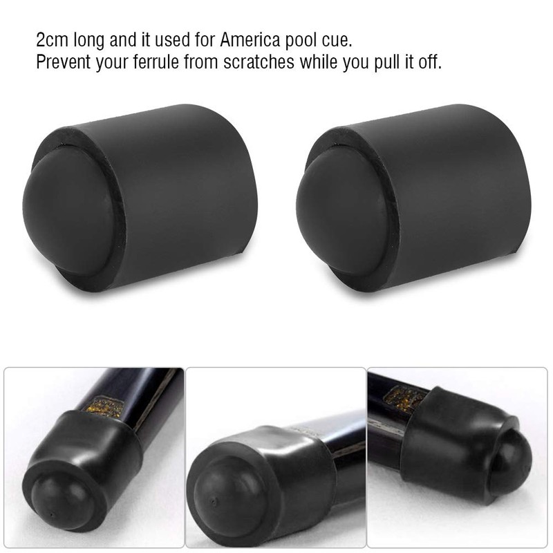 OUKENS Billiard Cue Head, Pack of 10 Pool Cue Tip