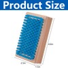 Shupakul 2 Pcs Nylon Cork Snowboard Brush, Double Sided Ski