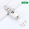 4" Stainless Steel Concealed Door Lock Flush Slide Bolt with