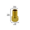 TORMEN Presta Valve Adaptors Convert Presta to Schrader for Bikes,