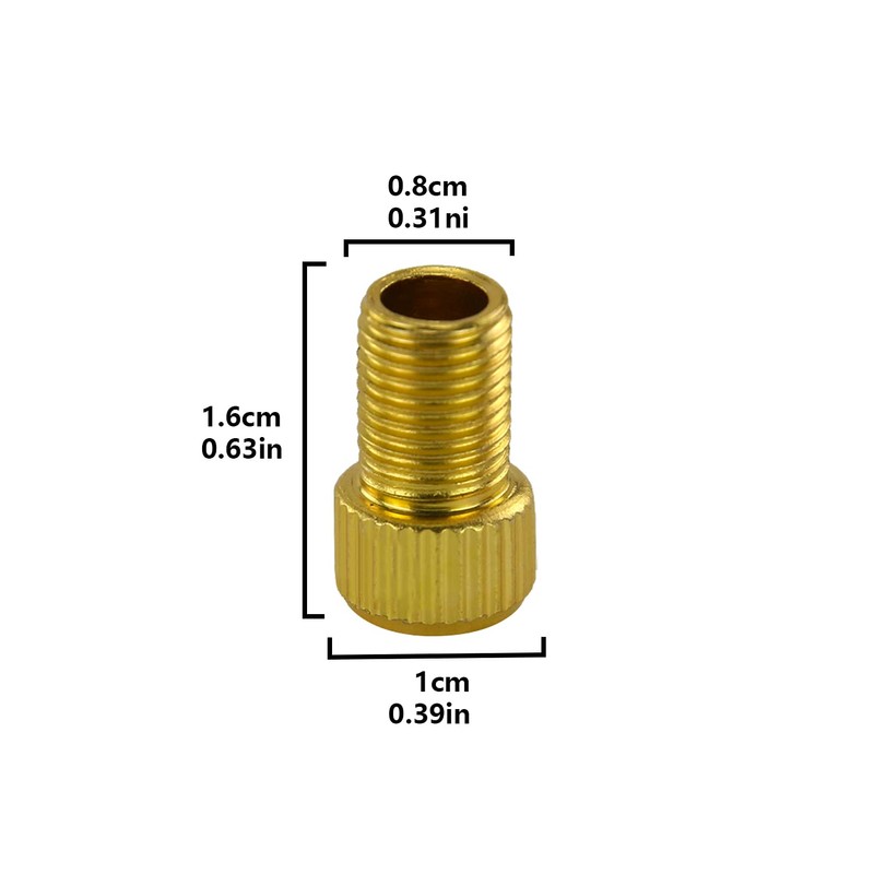 TORMEN Presta Valve Adaptors Convert Presta to Schrader for Bikes,