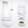 Flexible Air Conditioner Blowing Bag Duct, 32.8–65.6 ft Length Options