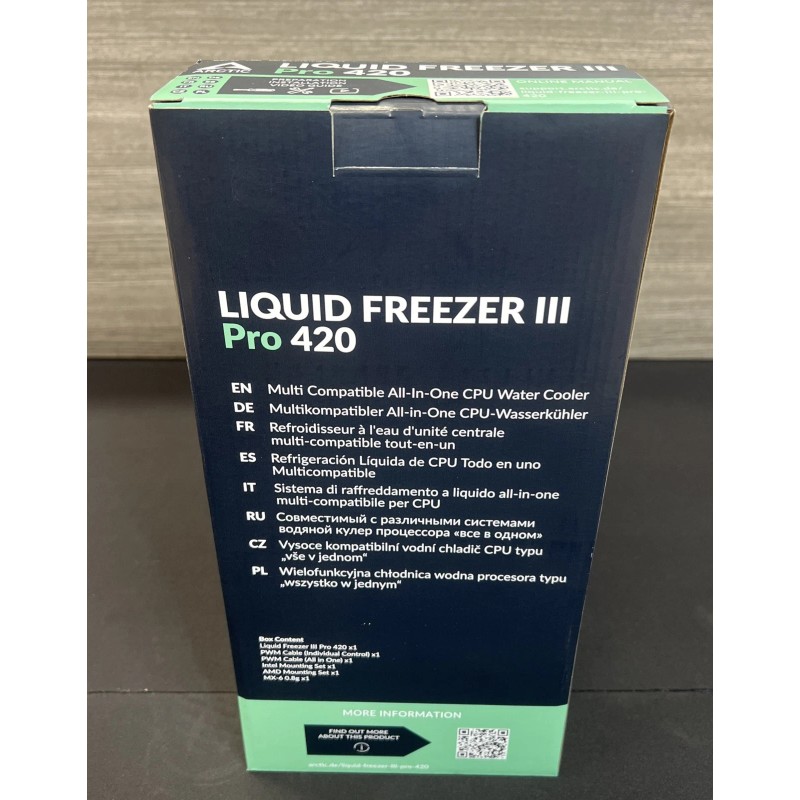 ARCTIC Liquid Freezer III Pro 420 black PC Water Cooler