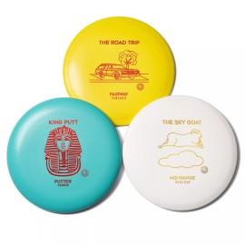 LVH SPORTS Three 3 Disc Golf Starter Set: Putter Midrange Driver Marker - LVH Sports