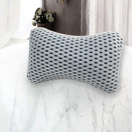 Conbella Upgraded Bath Pillows for Tub, Slip Resistant Waterproof Bath Pillows for Tub Neck and Back Support with 2 Strong Suction Cups, Relaxing Spa Essentials