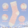 5 Pairs Womens Fuzzy Socks Warm Cozy Slipper Socks Fluffy