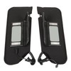 labwork Left Driver and Right Passenger Side Black Sunvisors Sun