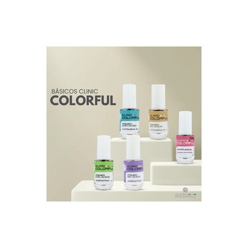 Básicos Clinic Colorful Para Uñas De 14ml, Elige. Mc Nails