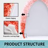 Soft Microfiber Bathroom Toilet Lid Cover, 17.5x15, Coral