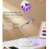 Lumcrissy 9W Touch Switch Gel Nail Lamp, Rechargeable Cordless UV/LED
