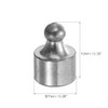 sourcing map Calibration Weight 2g Stainless Steel Precision Calibration Scale