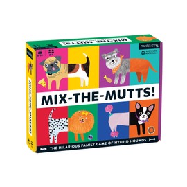 Mudpuppy Mix-The-Mutts! Game – Hilarious Family Game for 2-4 Players, Matching Game for Kids Ages 6+ – Game Play Instruction and Bonus Poster Included, Multicolor