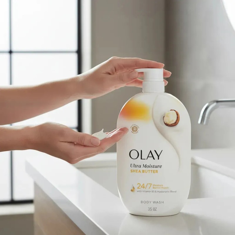 Olay Gel de baño Ultra Moisture Shea butter, vitamina B3
