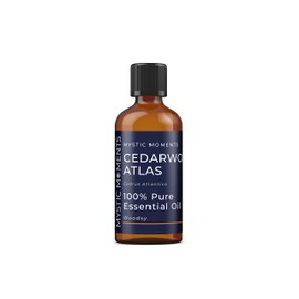 Mystic Moments | Cedarwood Atlas ätherisches Öl 100ml - reines und natürliches Öl für Diffusoren, Aromatherapie und Massage -Mischungen veganer GVO -frei