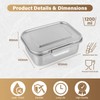 STEELBY Stainless Steel Lunch Box - Leak-Proof Bento Container with