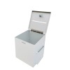 FixtureDisplays White Metal Donation Box 9X9X8 Suggestion Tithing Wedding Charity