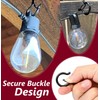 LushPatio Hooks for Hanging String Lights, Plant Hangers Outdoor with