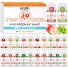 VISRIE Bálsamo Labial Con Protección Solar Spf 30, Paquete De