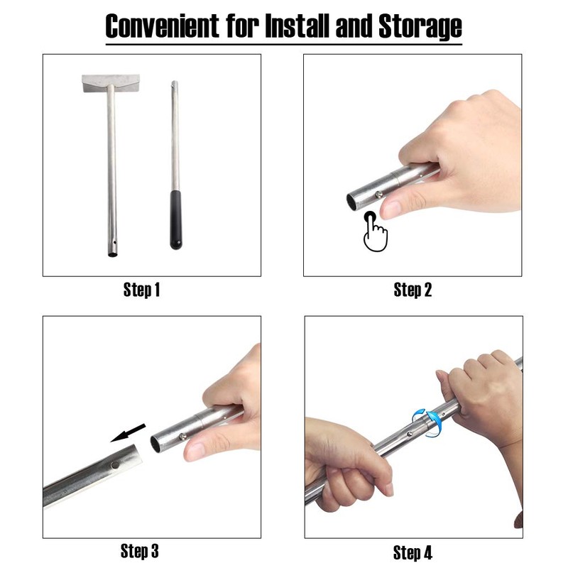 Charcoal Grill Rake Grill Ash Tool Accessories,Charcoal Kettle Grill Pizza