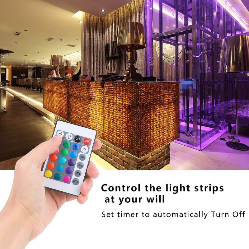 SUPERNIGHT 24 Key IR Remote Controller, DC 12V 6A Dimmer