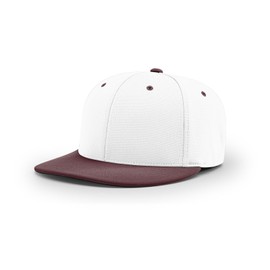 Richardson Pulse R-Flex PTS20 Hat - White/Maroon (Large)