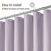 Gibelle Extra Long Shower Curtain 72 x 84, Tall Waffle