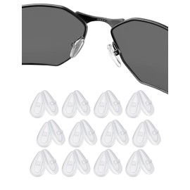 Replacement Nosepieces Nose Pads for Oakley Base Plane OX3232 Eyeglasses - 12 Pairs