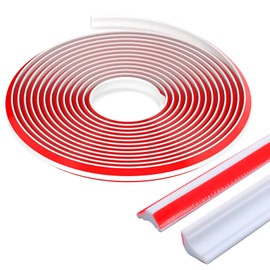 Woobroo 19x13MM TPE Quarter Round Coving 6M Caulk Strip Beading, White