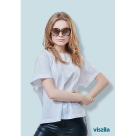Viszila Retro Vintage Cat Eye Sunglasses For Women - With UV400 Protection, Trendy Lightweight Butterfly Shades Made With Thick Fashion Frame, With Gradient Lens, Great For Fishing, Driving & Hiking.