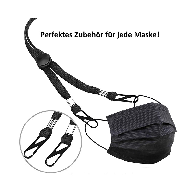 LANNYS Mask chain, mask holder, mask strap for mouth guard/disposable