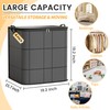HausArtX 4 Pack Large Clothes Storage Bags, Comforter Storage organizers