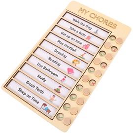 OHPHCALL 1 Set Daily Schedule Planner Chart for Adults of Chart Board Motivational Task Checklist for Home Study and Family Activities Planning Supplies