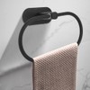 Bathroom 304 Stainless Steel Wall Mounted Towel Rack Storage Holder