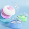 seimeinoki Powder Container, Powder Box, Refill Container, Soft Puff Included,